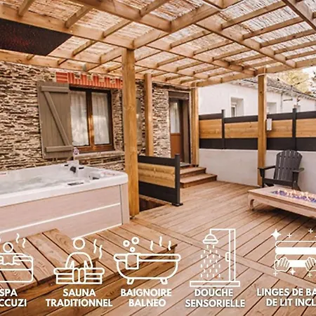 Escapade Glamour - Spa,sauna,douche Sensorielle Casa de Férias